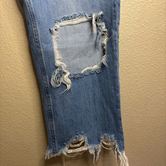 We The Free by Free People Womens Size 31 Maggie Straight Leg Mid Rise Jeans - Picture 7 of 11